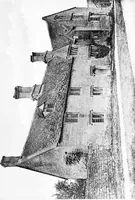 An illustration from Old cottages, farm-houses, and other stone buildings in the Cotswold district; examples of minor domestic architecture in Gloucestershire, Oxfordshire, Northants, Worcestershire, &c. (1905)