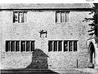 An illustration from Old cottages, farm-houses, and other stone buildings in the Cotswold district; examples of minor domestic architecture in Gloucestershire, Oxfordshire, Northants, Worcestershire, &c. (1905)