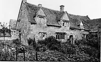 An illustration from Old cottages, farm-houses, and other stone buildings in the Cotswold district; examples of minor domestic architecture in Gloucestershire, Oxfordshire, Northants, Worcestershire, &c. (1905)