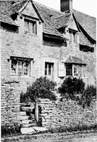 An illustration from Old cottages, farm-houses, and other stone buildings in the Cotswold district; examples of minor domestic architecture in Gloucestershire, Oxfordshire, Northants, Worcestershire, &c. (1905)