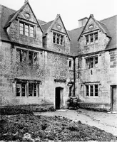 An illustration from Old cottages, farm-houses, and other stone buildings in the Cotswold district; examples of minor domestic architecture in Gloucestershire, Oxfordshire, Northants, Worcestershire, &c. (1905)