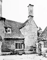 An illustration from Old cottages, farm-houses, and other stone buildings in the Cotswold district; examples of minor domestic architecture in Gloucestershire, Oxfordshire, Northants, Worcestershire, &c. (1905)