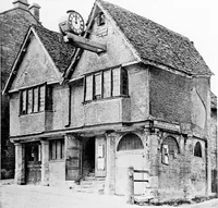 An illustration from Old cottages, farm-houses, and other stone buildings in the Cotswold district; examples of minor domestic architecture in Gloucestershire, Oxfordshire, Northants, Worcestershire, &c. (1905)