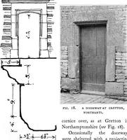 Picture 12 of 156 from Old cottages, farm-houses, and other stone buildings in the Cotswold district; examples of minor domestic architecture in Gloucestershire, Oxfordshire, Northants, Worcestershire, &c. (1905), leaf 43