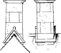 An illustration from Old cottages, farm-houses, and other stone buildings in the Cotswold district; examples of minor domestic architecture in Gloucestershire, Oxfordshire, Northants, Worcestershire, &c. (1905)