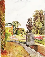 An illustration from Gardens of celebrities and celebrated gardens in and around London (1918)