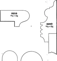 An illustration from Yellow pine mouldings (1908)