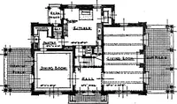 An illustration from The Dutch colonial house; its origin, design, modern plan and construction; (1913)