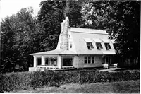 An illustration from The Dutch colonial house; its origin, design, modern plan and construction; (1913)