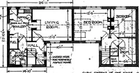 An illustration from Type plans and elevations of houses designed by the Ministry of Health in connection with state-aided housing schemes (1920)