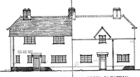 An illustration from Type plans and elevations of houses designed by the Ministry of Health in connection with state-aided housing schemes (1920)