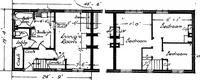 An illustration from Type plans and elevations of houses designed by the Ministry of Health in connection with state-aided housing schemes (1920)