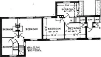 An illustration from Type plans and elevations of houses designed by the Ministry of Health in connection with state-aided housing schemes (1920)
