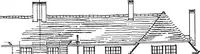 An illustration from Type plans and elevations of houses designed by the Ministry of Health in connection with state-aided housing schemes (1920)