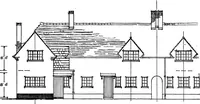 An illustration from Type plans and elevations of houses designed by the Ministry of Health in connection with state-aided housing schemes (1920)