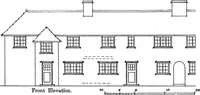 An illustration from Type plans and elevations of houses designed by the Ministry of Health in connection with state-aided housing schemes (1920)
