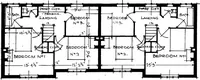 An illustration from Type plans and elevations of houses designed by the Ministry of Health in connection with state-aided housing schemes (1920)