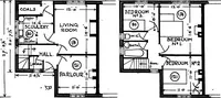 An illustration from Type plans and elevations of houses designed by the Ministry of Health in connection with state-aided housing schemes (1920)
