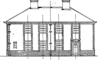An illustration from Type plans and elevations of houses designed by the Ministry of Health in connection with state-aided housing schemes (1920)