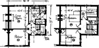 An illustration from Type plans and elevations of houses designed by the Ministry of Health in connection with state-aided housing schemes (1920)