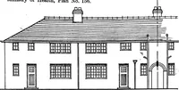 An illustration from Type plans and elevations of houses designed by the Ministry of Health in connection with state-aided housing schemes (1920)