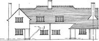 An illustration from Type plans and elevations of houses designed by the Ministry of Health in connection with state-aided housing schemes (1920)