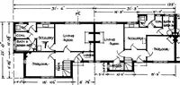 An illustration from Type plans and elevations of houses designed by the Ministry of Health in connection with state-aided housing schemes (1920)