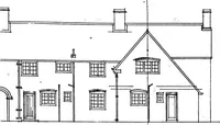 An illustration from Type plans and elevations of houses designed by the Ministry of Health in connection with state-aided housing schemes (1920)