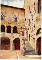 An illustration from Famous castles and palaces of Italy (1912)