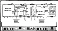An illustration from Radford's portfolio of details of building construction; a remarkable and unique collection of full-page plates, accurately drawn and reproduced to exact scale. Complete details for every style of interior trim, including special built-in features (1911)