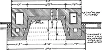 An illustration from Radford's portfolio of details of building construction; a remarkable and unique collection of full-page plates, accurately drawn and reproduced to exact scale. Complete details for every style of interior trim, including special built-in features (1911)