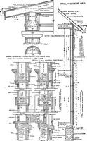 An illustration from Radford's portfolio of details of building construction; a remarkable and unique collection of full-page plates, accurately drawn and reproduced to exact scale. Complete details for every style of interior trim, including special built-in features (1911)