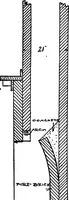 An illustration from Radford's portfolio of details of building construction; a remarkable and unique collection of full-page plates, accurately drawn and reproduced to exact scale. Complete details for every style of interior trim, including special built-in features (1911)