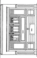 An illustration from Radford's portfolio of details of building construction; a remarkable and unique collection of full-page plates, accurately drawn and reproduced to exact scale. Complete details for every style of interior trim, including special built-in features (1911)