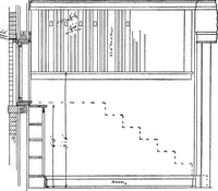 An illustration from Radford's portfolio of details of building construction; a remarkable and unique collection of full-page plates, accurately drawn and reproduced to exact scale. Complete details for every style of interior trim, including special built-in features (1911)
