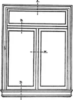 An illustration from Radford's portfolio of details of building construction; a remarkable and unique collection of full-page plates, accurately drawn and reproduced to exact scale. Complete details for every style of interior trim, including special built-in features (1911)