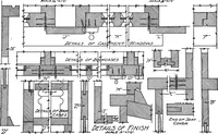 Picture 11 of 434 from Radford's portfolio of details of building construction; a remarkable and unique collection of full-page plates, accurately drawn and reproduced to exact scale. Complete details for every style of interior trim, including special built-in features (1911), leaf 16