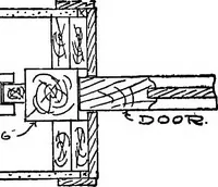An illustration from Radford's portfolio of details of building construction; a remarkable and unique collection of full-page plates, accurately drawn and reproduced to exact scale. Complete details for every style of interior trim, including special built-in features (1911)