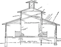 An illustration from Radford's portfolio of details of building construction; a remarkable and unique collection of full-page plates, accurately drawn and reproduced to exact scale. Complete details for every style of interior trim, including special built-in features (1911)