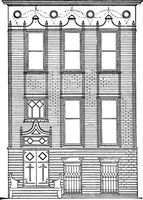An illustration from Radford's portfolio of details of building construction; a remarkable and unique collection of full-page plates, accurately drawn and reproduced to exact scale. Complete details for every style of interior trim, including special built-in features (1911)