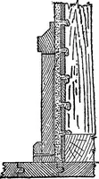 An illustration from Radford's portfolio of details of building construction; a remarkable and unique collection of full-page plates, accurately drawn and reproduced to exact scale. Complete details for every style of interior trim, including special built-in features (1911)