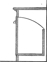 An illustration from Radford's portfolio of details of building construction; a remarkable and unique collection of full-page plates, accurately drawn and reproduced to exact scale. Complete details for every style of interior trim, including special built-in features (1911)