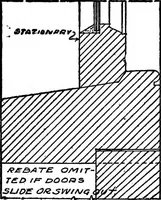 Picture 72 of 434 from Radford's portfolio of details of building construction; a remarkable and unique collection of full-page plates, accurately drawn and reproduced to exact scale. Complete details for every style of interior trim, including special built-in features (1911), leaf 41