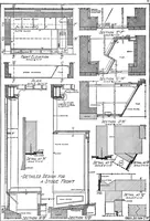 Picture 76 of 434 from Radford's portfolio of details of building construction; a remarkable and unique collection of full-page plates, accurately drawn and reproduced to exact scale. Complete details for every style of interior trim, including special built-in features (1911), leaf 44