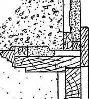 An illustration from Radford's portfolio of details of building construction; a remarkable and unique collection of full-page plates, accurately drawn and reproduced to exact scale. Complete details for every style of interior trim, including special built-in features (1911)