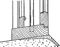 An illustration from Radford's portfolio of details of building construction; a remarkable and unique collection of full-page plates, accurately drawn and reproduced to exact scale. Complete details for every style of interior trim, including special built-in features (1911)