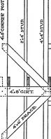 An illustration from Radford's portfolio of details of building construction; a remarkable and unique collection of full-page plates, accurately drawn and reproduced to exact scale. Complete details for every style of interior trim, including special built-in features (1911)