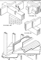 An illustration from Radford's portfolio of details of building construction; a remarkable and unique collection of full-page plates, accurately drawn and reproduced to exact scale. Complete details for every style of interior trim, including special built-in features (1911)