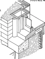 An illustration from Radford's portfolio of details of building construction; a remarkable and unique collection of full-page plates, accurately drawn and reproduced to exact scale. Complete details for every style of interior trim, including special built-in features (1911)