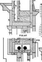An illustration from Radford's portfolio of details of building construction; a remarkable and unique collection of full-page plates, accurately drawn and reproduced to exact scale. Complete details for every style of interior trim, including special built-in features (1911)